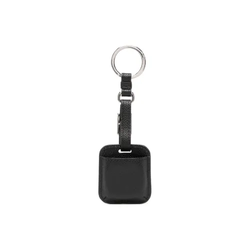 BALLY Logo-debossed Leather Keyring