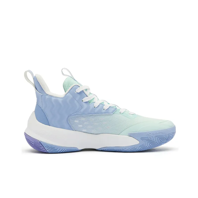 QIAODAN Broken Shadow 5 Basketball Shoes Men Low Top Stardust Purple-1