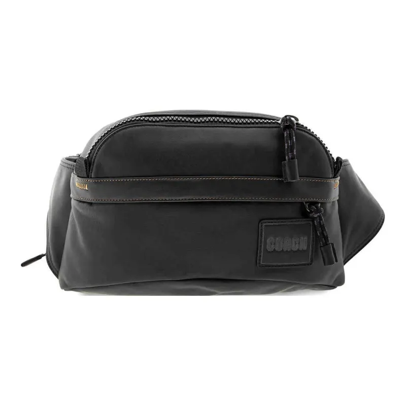 COACH Pacer Cow Leather Crossbody Bag Shoulder Bag Men's Black-1