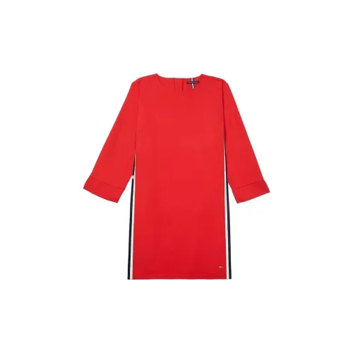 Tommy Hilfiger Long-Sleeved Dresses Women's Red