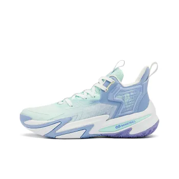 QIAODAN Broken Shadow 5 Basketball Shoes Men Low Top Star Dark Purple