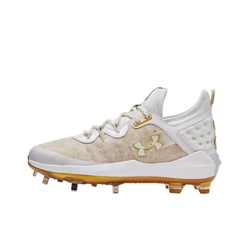Under Armour Harper 8 Low St White Metallic Gold-0