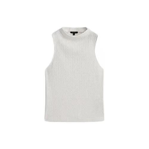 Massimo Dutti Tank Tops Women's White