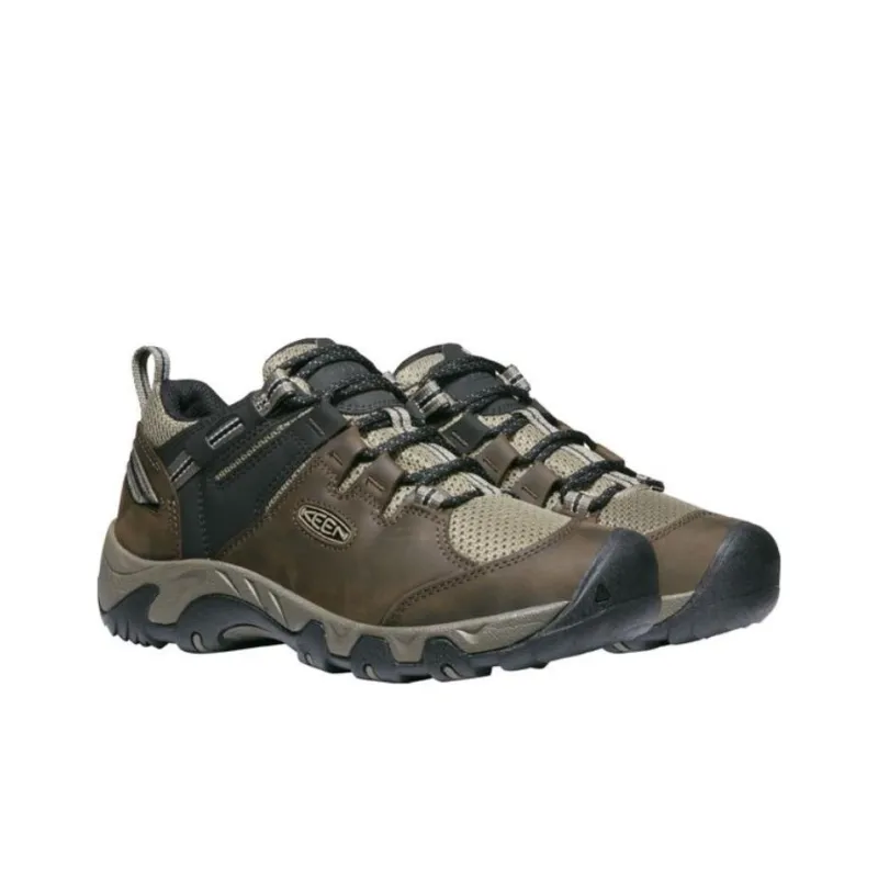 KEEN Cushioning Wear Resistant Low Top Outdoor Shoes Men's Green Gray-2