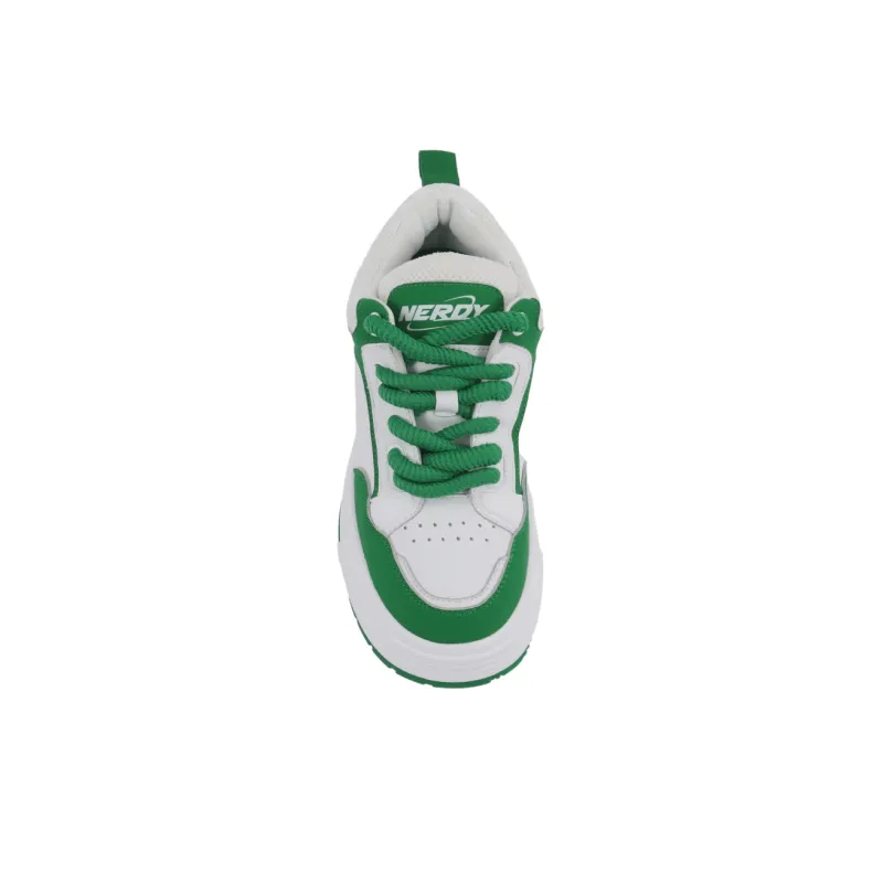 NERDY Slip Resistant Low Top Casual Shoes Women's Green-4