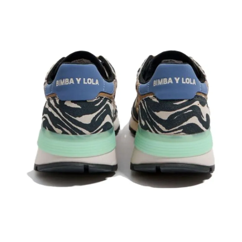 BIMBA Y LOLA Chimo Tiger-print Sneakers-3