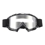 Black Frame with White Dots Design+Silver Lens