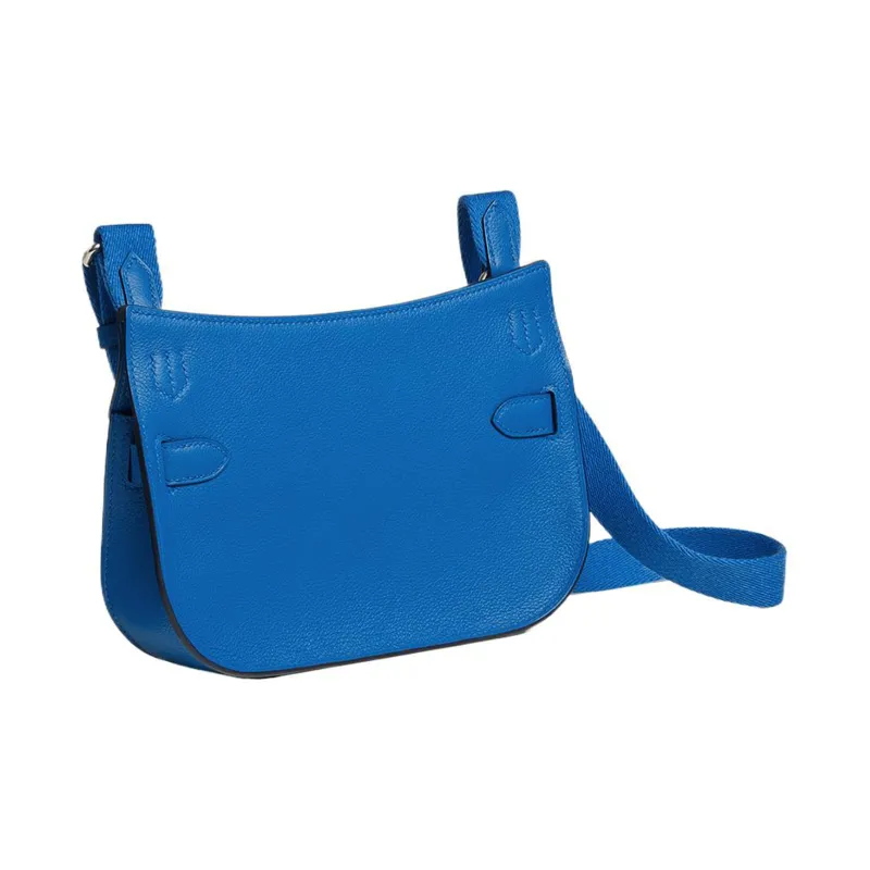 HERMES Jypsiere Evercolor Calfskin Shoulder Bag Crossbody Bag Mini Women's Glaze Blue-1