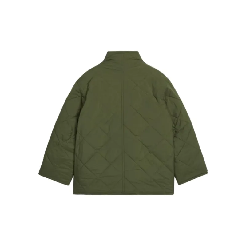 ARKET FW23 Puffer Jacket Women's Khaki Green-1