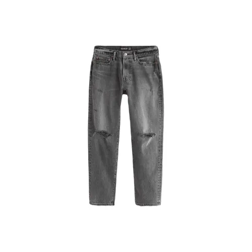 Abercrombie＆Fitch Jeans Men Gray Washable