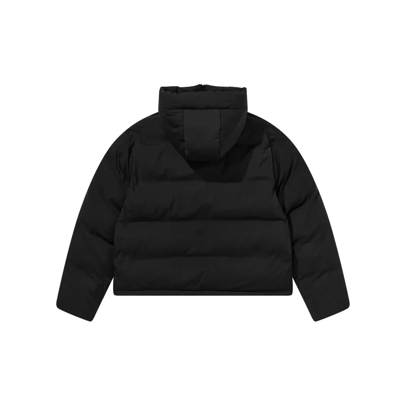 HARSH AND CRUEL Puffer Jacket Unisex Black-1