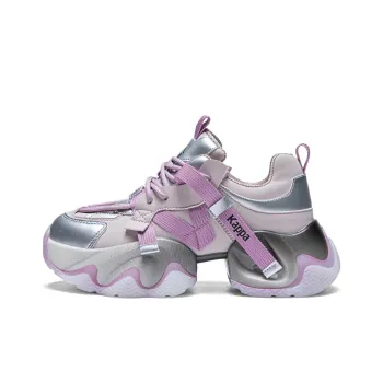Kappa Breathable Lightweight Low Top Chunky Sneakers Women's Purple