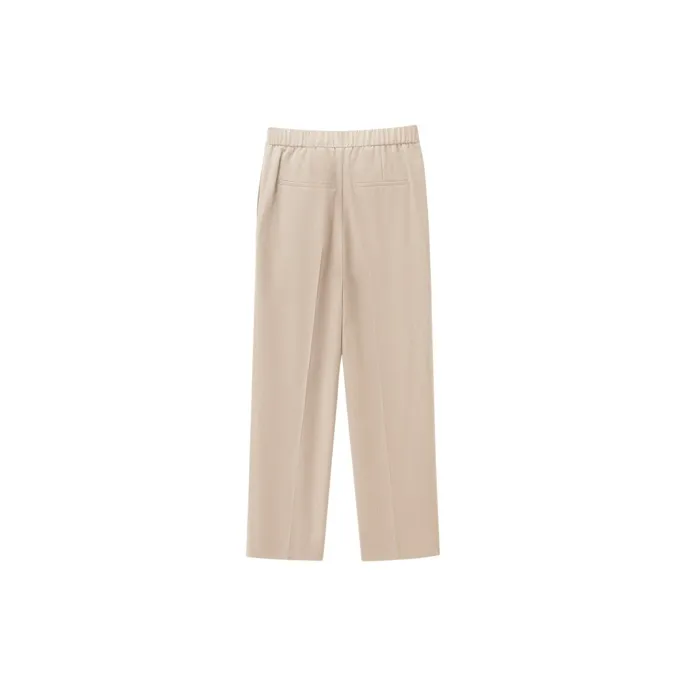 OVV Suit Trousers Women's Oats Solid Color A8-1