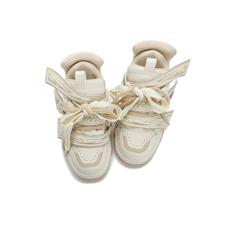 X·LUN Anti Slip Wear Resistant Mid Top Skateboard Shoes-3