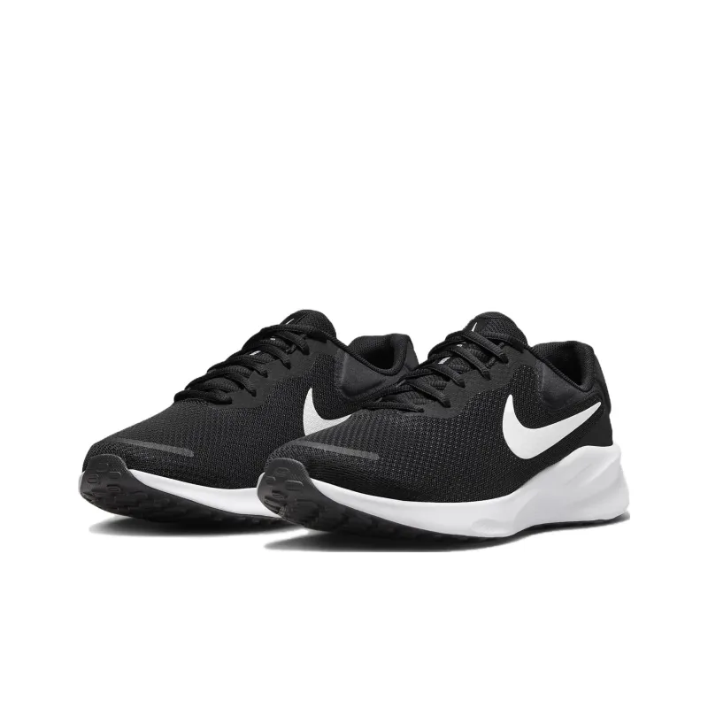 Nike Revolution 7 Wide 'Black White' Women's-2