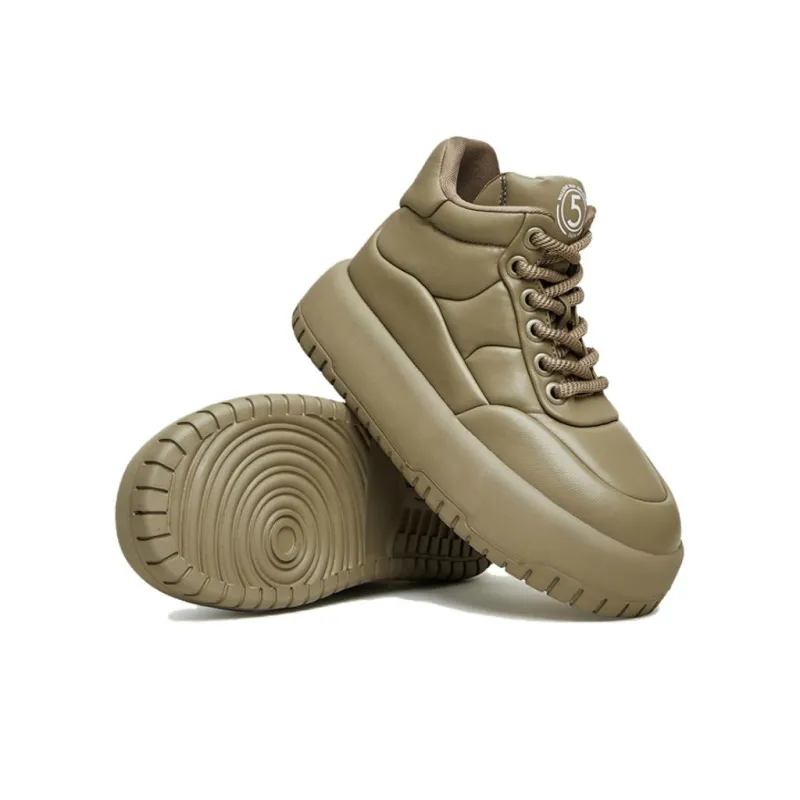 Tata Thermal Slip Resistant High Top Skateboard Shoes Women's-20
