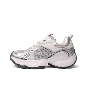 STELLA WEISZ Slip-Resistant Low-Top Chunky Sneakers Women's Silver