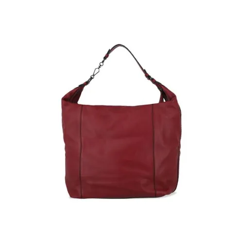 Bottega Veneta Leather Handbag Shoulder Bag Women's Burgundy