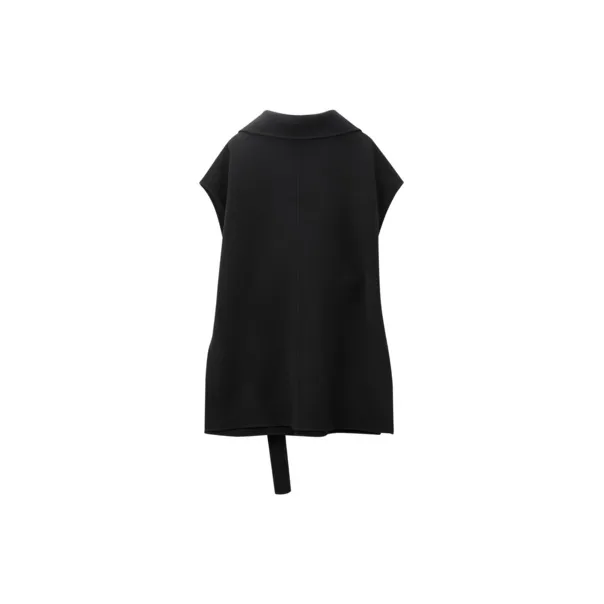 OVV Coats Women's Black Solid Color A5-1