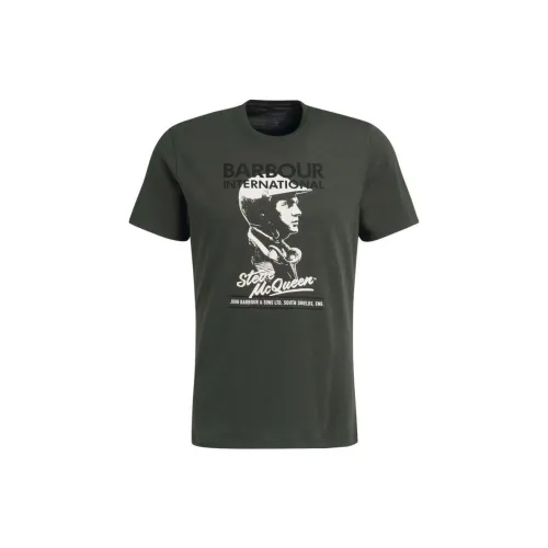 BARBOUR T-Shirts Men Green