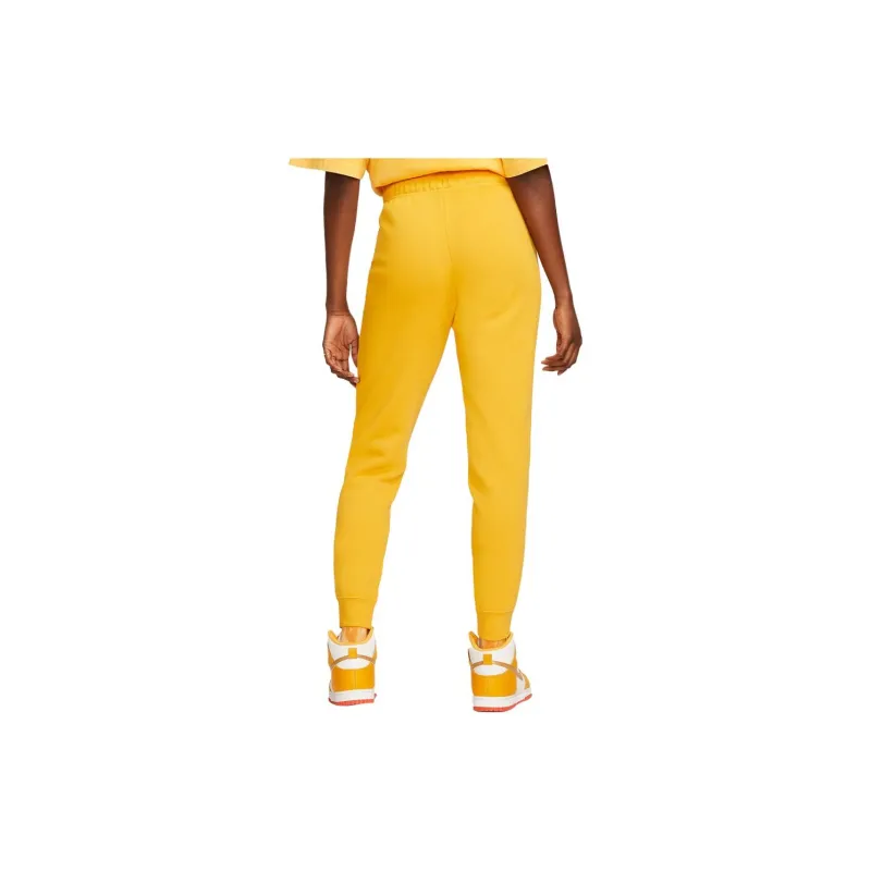 Nike Knitted Sports Pants Women's Yellow-1