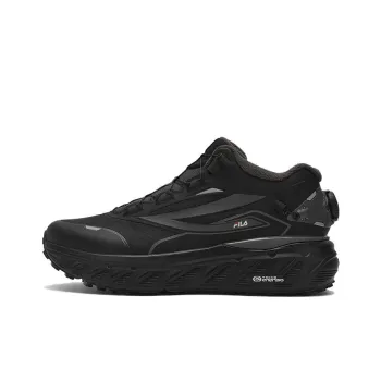 FILA BOA EXPLORER Cushioning Wear Resistant Low Top Outdoor Shoes Men's Black