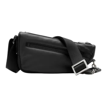 Burberry Smooth Calf Leather Shoulder Bag, Crossbody Bag Men's Black