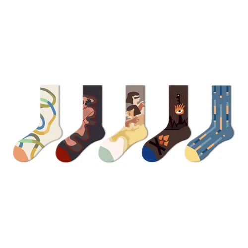 JKN Unisex Mid-Calf Socks