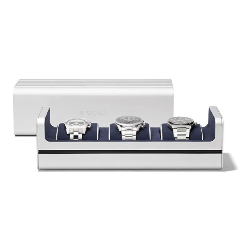 RIMOWA Polycarbonate Watches Display Case Storage Bags Unisex Silver-3