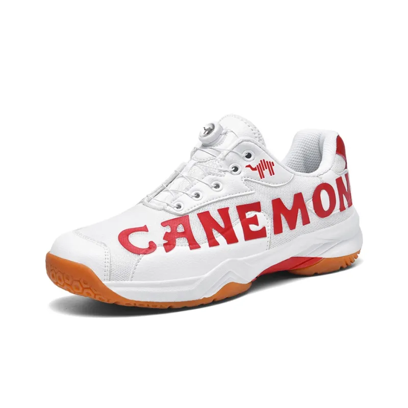 Pilot the camel Badminton Shoes Men Low Top Red/Blue/Black-4