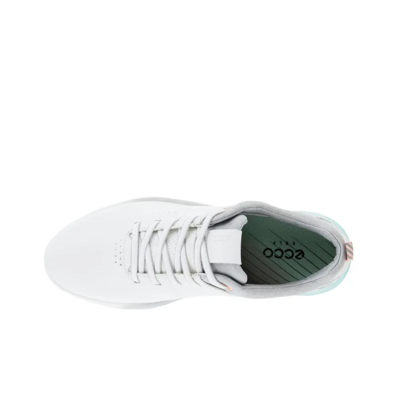 Ecco S three Low Top Golf Shoes Women's Gray White-3