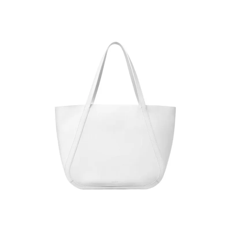 VERSACE Greca Goddess Cow Leather Tote Bag Shopping Bag Handbag Large Size Women's White-2