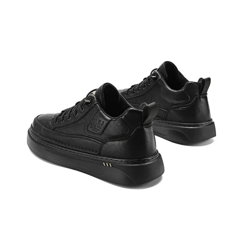 GONGLANGSHIJIA Anti Slip Wear Resistant Mid Top Skateboard Shoes Men's-4