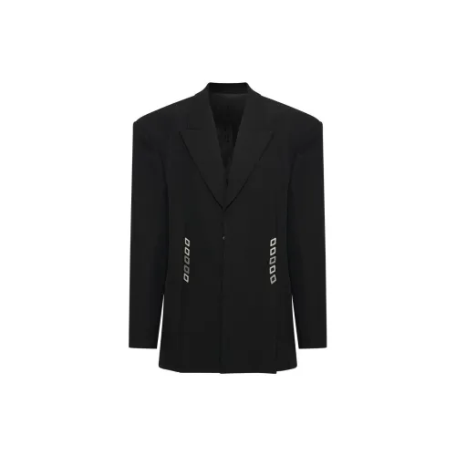 DION LEE Jackets Unisex Black