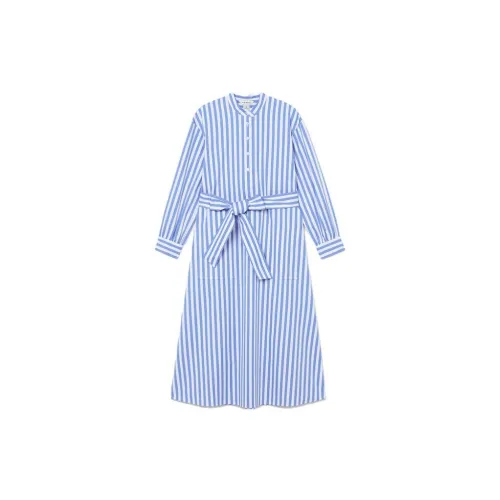 CLUB MONACO Long-Sleeved Dresses Women's Blue C2WMG