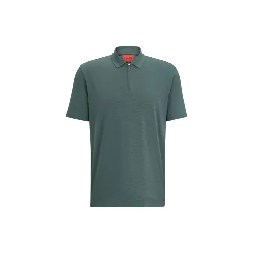 HUGO BOSS Polo Shirts Men Green