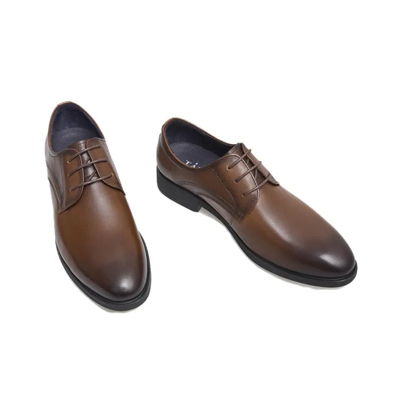TATA Dress Shoes Men Low Top Black/Brown-3