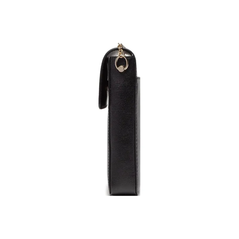 Furla Leather Cell Phone Pouch Shoulder Bag Crossbody Bag Women's Black-1