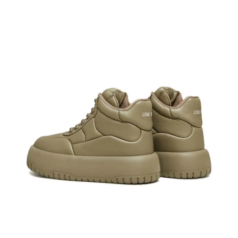 Tata Thermal Slip Resistant High Top Skateboard Shoes Women's-16
