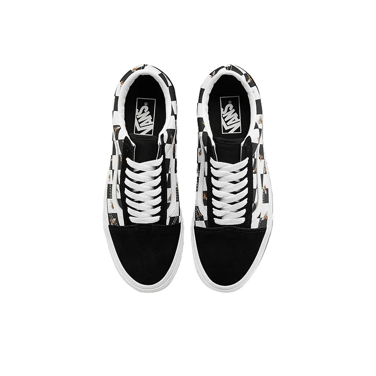 Vans Old Skool Unisex Low Top Sneakers Black/White-2