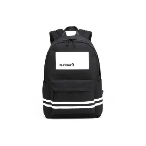 Playboy Fabric Backpack Unisex Black