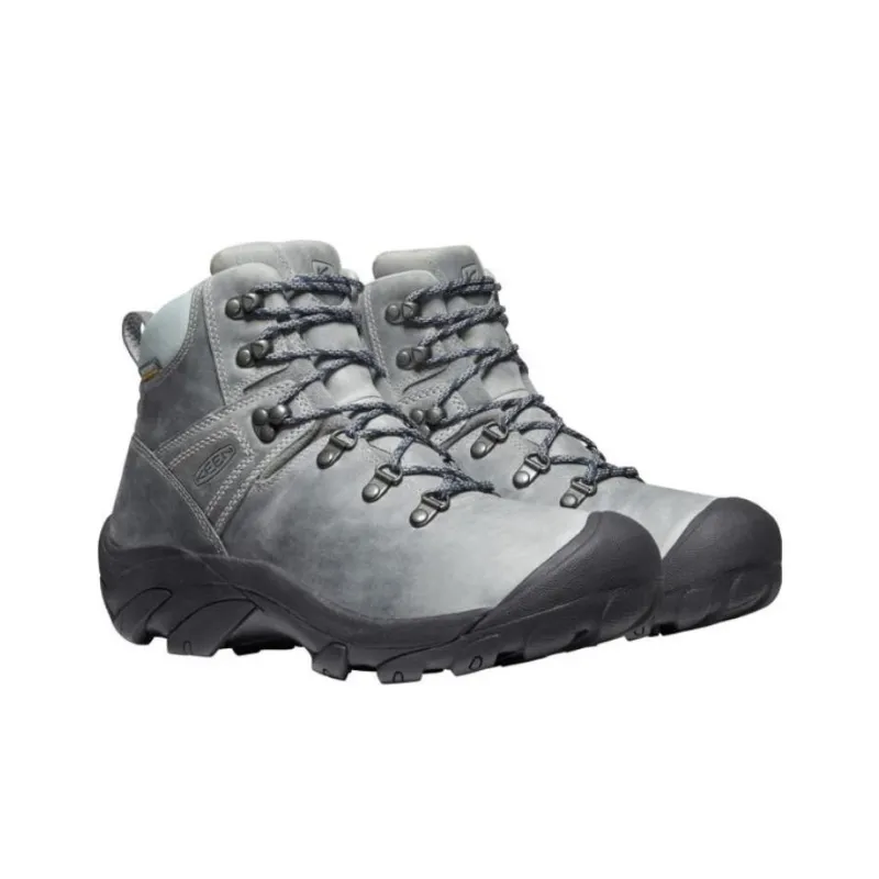 KEEN Pyrenees Cushioning Wear-Resistant High-Top Outdoor Shoes Men's Gray-2