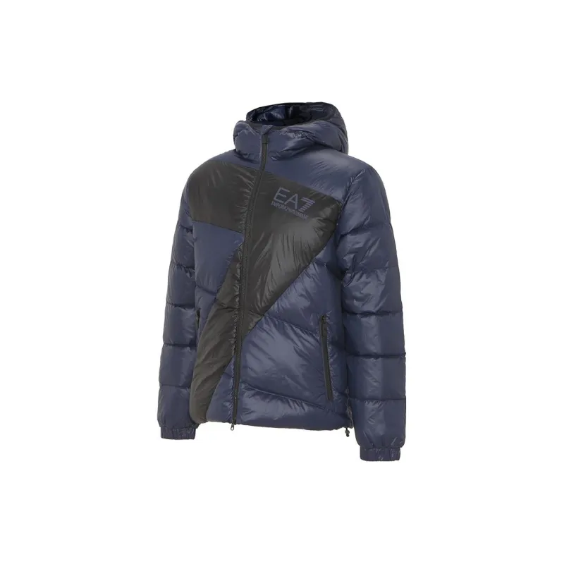EMPORIO ARMANI EA7 FW22 Down Jacket Men's Navy Blue-2