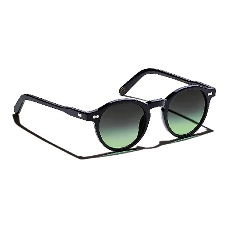 MOSCOT Round Sunglasses Unisex Black-0