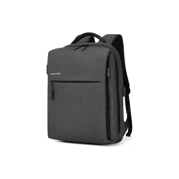 BOSTANTEN Fabric Backpack Medium Size Men's Dark Gray