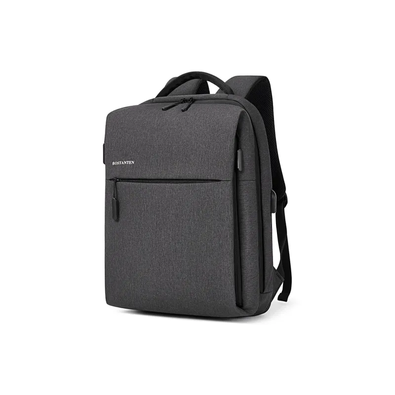 BOSTANTEN Fabric Backpack Medium Size Men's Dark Gray-0