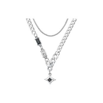 Asia Star Alloy Necklaces Unisex