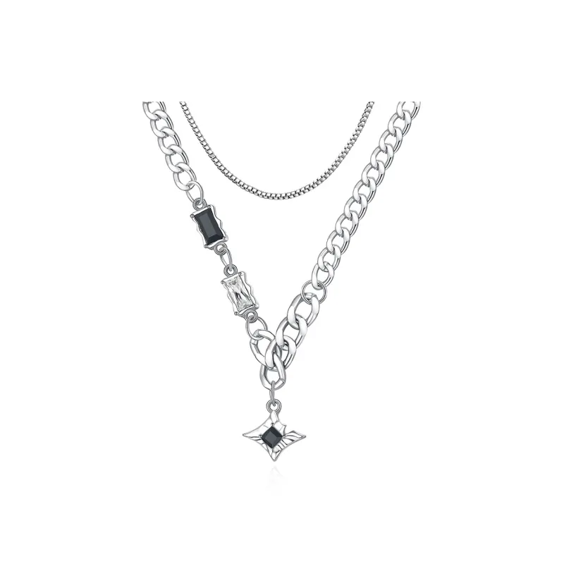 Asia Star Alloy Necklaces Unisex-0