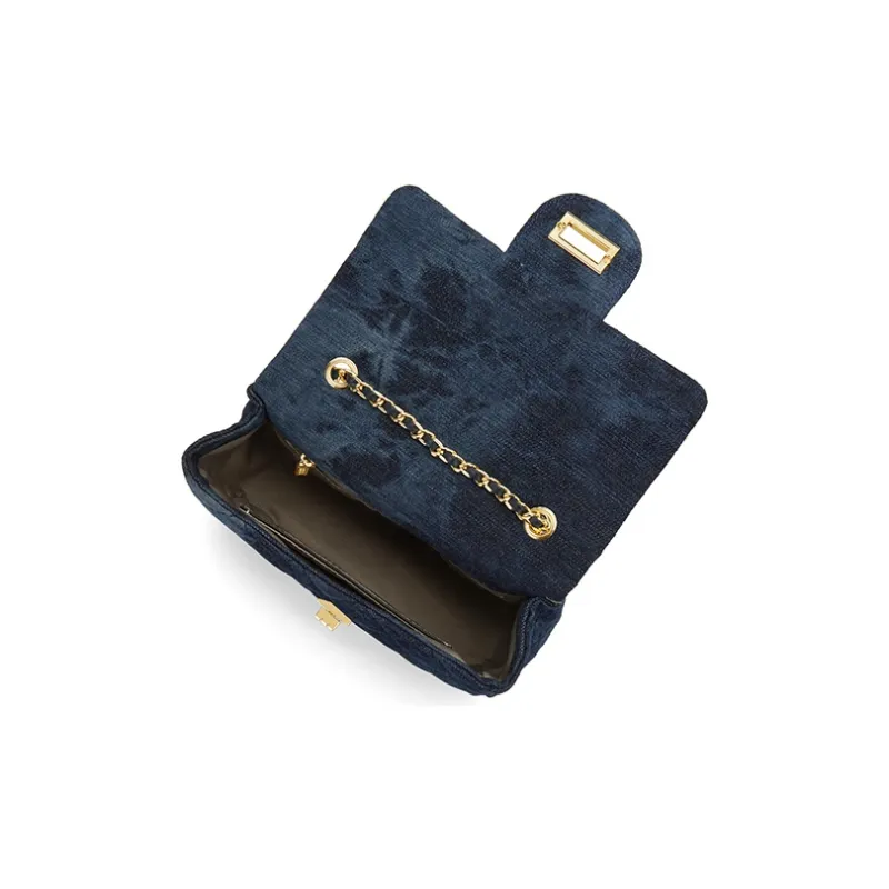 CinvaiKrose Shoulder Bags Dark Blue Shopping Bag Included-6