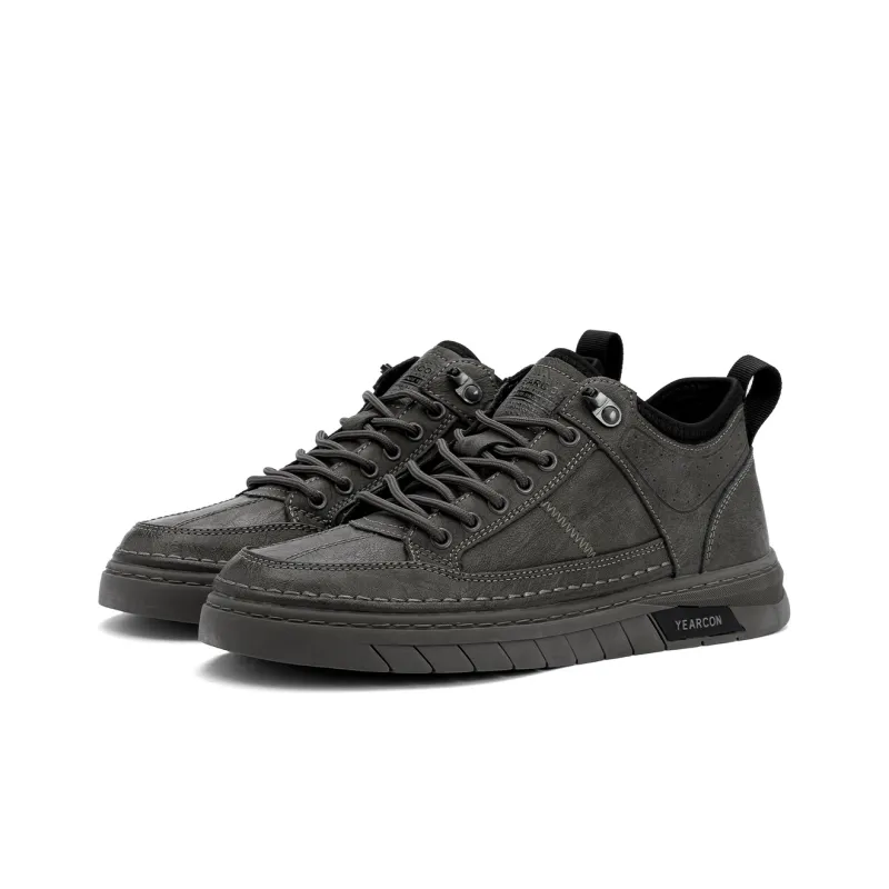 YEARCON Anti-Slip Wear-Resistant Low-Top Skateboard Shoes Men's-6